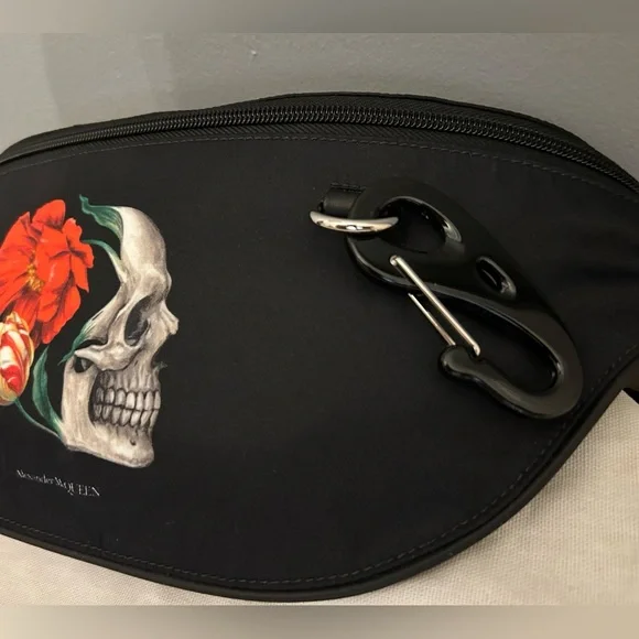 ALEXANDER McQUEEN Skull Print Nylon Harness Belt Bag - Picture 5 of 8